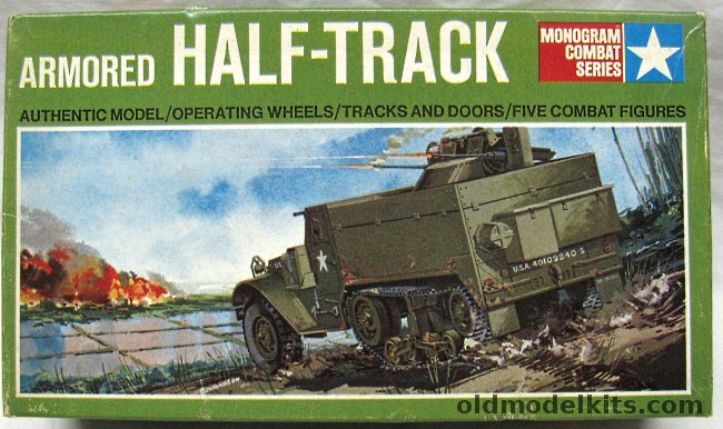 Monogram 1/35 Armored Half-Track -  (M13 Multiple Gun Motor Carrier MGMC), PM155-150 plastic model kit
